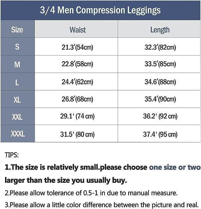 Men's Basketball Sports Tight Pants 3/4 Compression Workout Leggings