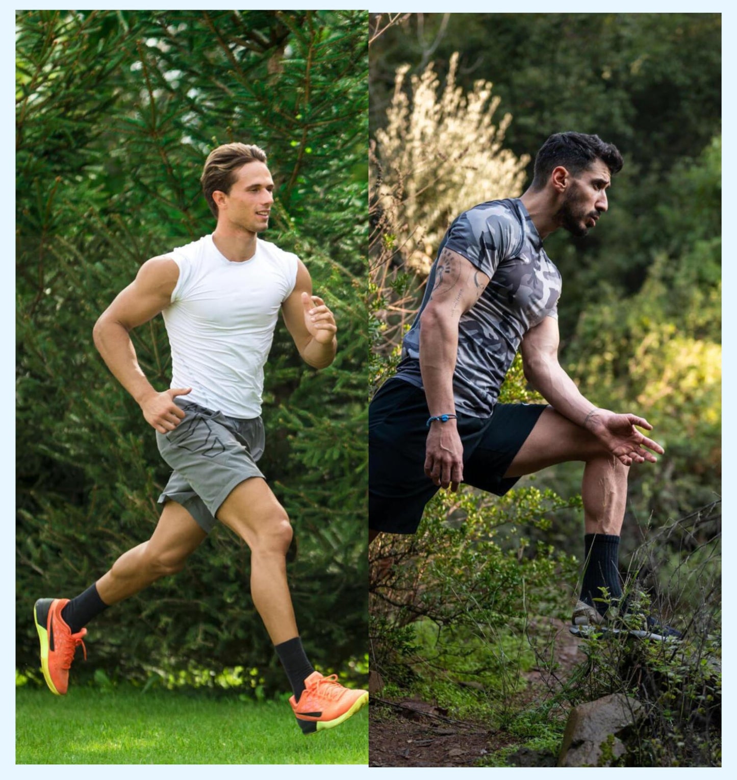 JAMES FIALLO Men's 6 Pairs Comfortable Performance Workout Socks For